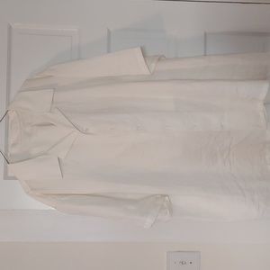 White  100% linen suit white